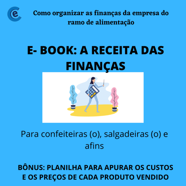 Imagem do site e book A receita das financas
