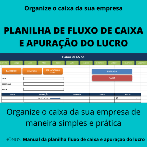 planilha fluxo de caixa